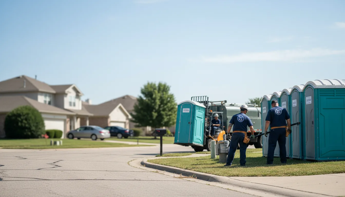 Porta Potty Rental in Thomasboro, IL near me